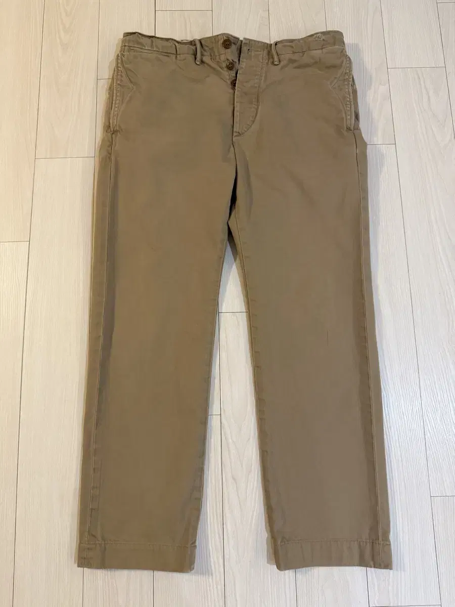 DOUBLERL/RRL OFFICERS CHINO PANTS 30×30 RRL Double RL Military Officers Field Trousers Chino Pants